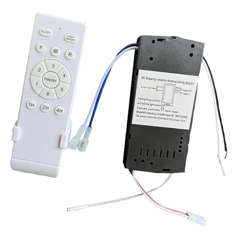 FytStycale Universal Deckenventilator Fernbedienung Kit Zubehör Multifunktionale 6 Geschwindigkeit von FytStycale