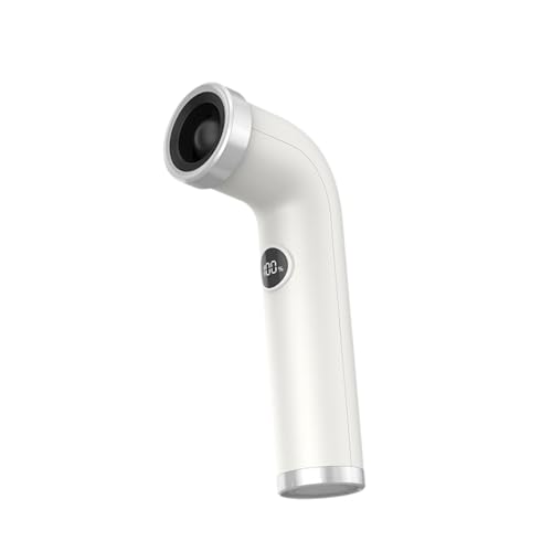 FytStycale Wiederaufladbarer Kleiner Handventilator mit Digitalanzeige, Ideal für Reisen, Camping Und Veranstaltungen Im Freien, Aprikose von FytStycale