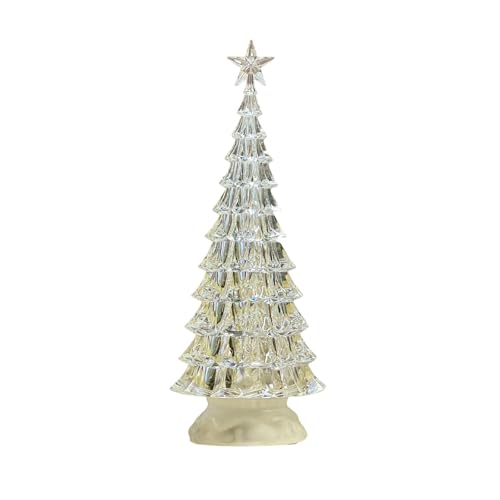 FytStycale Xmas Baum Statue Acryl Weihnachtsbaum Tischfigur Beleuchtet Mini Ornament für Wohnzimmer Büro Regal Fenster Familie Geschenk, Buntes Licht FytStycale Xmas Baum Statue Acryl Weihnachtsbaum Tischfigur Beleuchtet Mini Ornament für Wohnzimmer Büro Regal Fenster Familie Geschenk, Buntes Licht von FytStycale