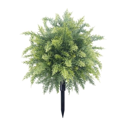 FytStycale mit Erdspieß Künstliche Zypresse Topiary Mehrzweck Foto Requisiten Faux Strauch von FytStycale