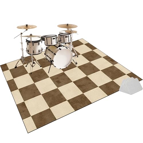 Elektrisches Schlagzeug Teppich, rutschfeste Trommel Teppiche, Drum Teppich, Professionelles Rechteckiges Elektronisches Jazz Schlagzeug Kit, Schallschutzteppich für Studio, Wohnung 160 x 140 cm Elektrisches Schlagzeug Teppich, rutschfeste Trommel Teppiche, Drum Teppich, Professionelles Rechteckiges Elektronisches Jazz Schlagzeug Kit, Schallschutzteppich für Studio, Wohnung 160 x 140 cm von Fzamudng