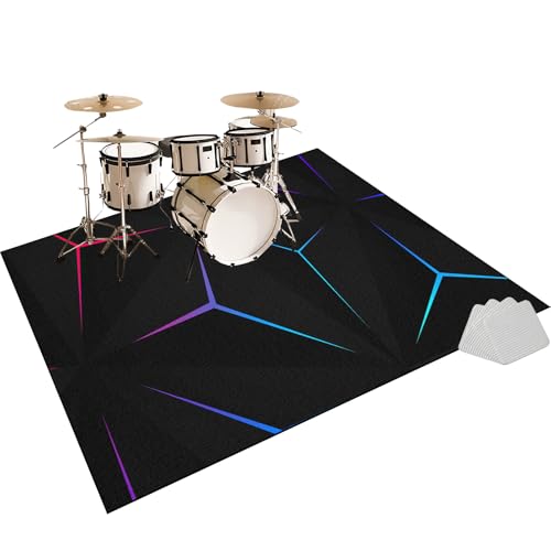 Elektrisches Schlagzeug Teppich, rutschfeste Trommel Teppiche, Drum Teppich, Professionelles Rechteckiges Elektronisches Jazz Schlagzeug Kit, Schallschutzteppich für Studio, Wohnung 230 x 180 cm Elektrisches Schlagzeug Teppich, rutschfeste Trommel Teppiche, Drum Teppich, Professionelles Rechteckiges Elektronisches Jazz Schlagzeug Kit, Schallschutzteppich für Studio, Wohnung 230 x 180 cm von Fzamudng