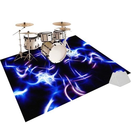 Elektrisches Schlagzeug Teppich, rutschfeste Trommel Teppiche, Drum Teppich, Professionelles Rechteckiges Elektronisches Jazz Schlagzeug Kit, Schallschutzteppich für Studio, Wohnung 230 x 200 cm Elektrisches Schlagzeug Teppich, rutschfeste Trommel Teppiche, Drum Teppich, Professionelles Rechteckiges Elektronisches Jazz Schlagzeug Kit, Schallschutzteppich für Studio, Wohnung 230 x 200 cm von Fzamudng