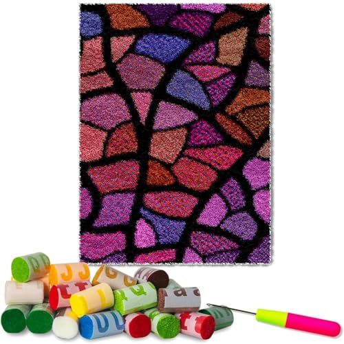 55 x 75 cm Knüpfteppich Zum Selber knüpfen - Knüpfhaken-Sets für Anfänger - Tapisserie Teppich Knüpf-Sets - Knüpfsets Latch Hook Kit Selbst Knüpfen Set für Kinder und Erwachsene 55 x 75 cm Knüpfteppich Zum Selber knüpfen - Knüpfhaken-Sets für Anfänger - Tapisserie Teppich Knüpf-Sets - Knüpfsets Latch Hook Kit Selbst Knüpfen Set für Kinder und Erwachsene von Fzamudng