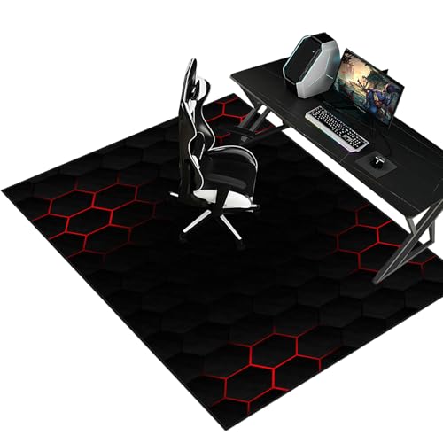 Fzamudng Bürostuhl Matte, Bodenschutzmatte Bürostuhl Unterlage, 70 x 120 cm Bürostuhl Unterlage Teppich, Schreibtischstuhl Unterlage, Gaming-Stuhl-Unterlage für Laminat,Parkett,Hartböden,rutschfest Fzamudng Bürostuhl Matte, Bodenschutzmatte Bürostuhl Unterlage, 70 x 120 cm Bürostuhl Unterlage Teppich, Schreibtischstuhl Unterlage, Gaming-Stuhl-Unterlage für Laminat,Parkett,Hartböden,rutschfest von Fzamudng