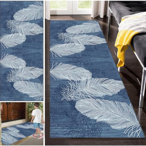 Fzamudng Teppichläufer Rutschfest, Läufer Teppich Flur Modern, Küchenläufer Flurläufer, 40 x 120 cm, Color-1 von Fzamudng