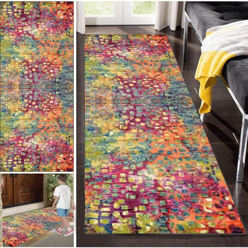 Küchenläufer Teppich Läufer Flur Lang rutschfest Flurteppich, Waschbar Küche Teppich läufer, 120 x 400 cm Kurzflor Korridor Teppich Läufer für Eingang Flur Schlafzimmer Wohnzimmer Küchenläufer Teppich Läufer Flur Lang rutschfest Flurteppich, Waschbar Küche Teppich läufer, 120 x 400 cm Kurzflor Korridor Teppich Läufer für Eingang Flur Schlafzimmer Wohnzimmer von Fzamudng
