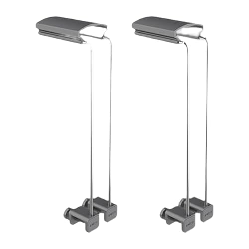 Fzaqwen 2 Teiliger Aquarium Lampenständer, Lichthalter, Tragbare Halterung für Aquarium Licht Aus Metall Zum Aufhängen Der Lampe, 20x5c2cm von Fzaqwen