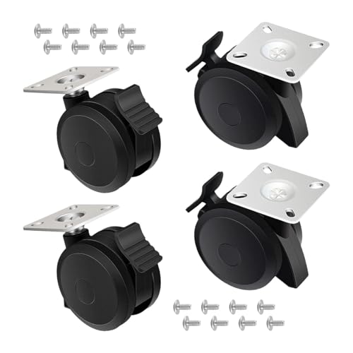 Fzaqwen 4Pcs 69828 69827 Feststellrollen Caster Räder Teil Fzaqwen 4Pcs 69828 69827 Feststellrollen Caster Räder Teil von Fzaqwen
