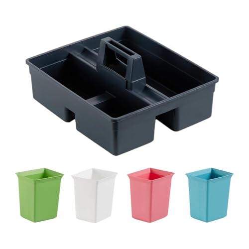 Fzaqwen 5 Teiliger Aufbewahrungskorb, Reinigungswerkzeuge, Organizer, Praktische Fächer, PP Material, Geeignet für Die Wartung von Privathaus, L Fzaqwen 5 Teiliger Aufbewahrungskorb, Reinigungswerkzeuge, Organizer, Praktische Fächer, PP Material, Geeignet für Die Wartung von Privathaus, L von Fzaqwen