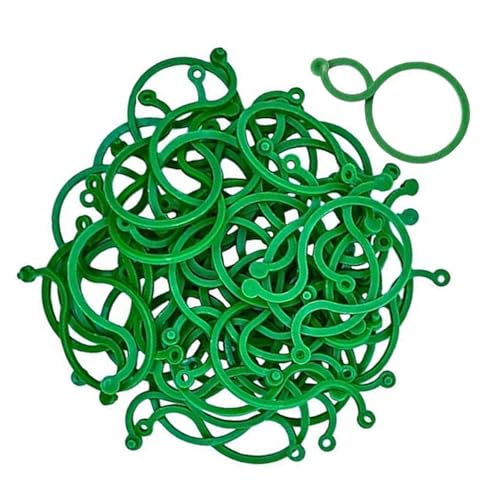 Fzaqwen 500Pcs Klettern Anlage Clips Garten Blume Unterstützung Clips für Gemüse Rasen von Fzaqwen
