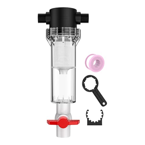 Fzaqwen Aquarium Pumpe Reiniger Wiederverwendbare Transparent Auslaufsicher 1/2 "Gewinde Drainage Collector Zubehör Sediment Wasser, 20 Mesh Fzaqwen Aquarium Pumpe Reiniger Wiederverwendbare Transparent Auslaufsicher 1/2 "Gewinde Drainage Collector Zubehör Sediment Wasser, 20 Mesh von Fzaqwen