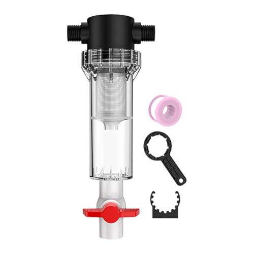 Fzaqwen Aquarium Pumpe Reiniger Wiederverwendbare Transparent Auslaufsicher 1/2 "Gewinde Drainage Collector Zubehör Sediment Wasser, 40 Mesh Fzaqwen Aquarium Pumpe Reiniger Wiederverwendbare Transparent Auslaufsicher 1/2 "Gewinde Drainage Collector Zubehör Sediment Wasser, 40 Mesh von Fzaqwen