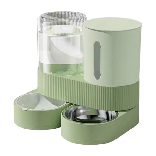 Fzaqwen Automatischer Rotierender Futterspender für Haustiere, Abnehmbarer Tragbarer für Hunde Und Katzen, für Den Heimgebrauch, für Kleine Haustiere, GrÜn Fzaqwen Automatischer Rotierender Futterspender für Haustiere, Abnehmbarer Tragbarer für Hunde Und Katzen, für Den Heimgebrauch, für Kleine Haustiere, GrÜn von Fzaqwen