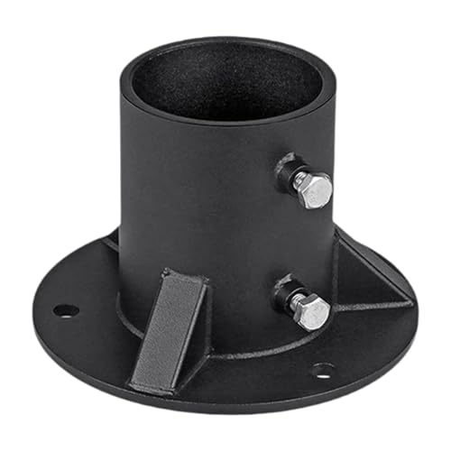 Fzaqwen Bodenflansch für Zaunpfosten mit Schrauben, Stabile Briefkastenhalterungen Aus Metall, Strapazierfähig, für Briefkastenpfosten, Pergola Geländer, Deck, Mehrfarbig, 78 mm Fzaqwen Bodenflansch für Zaunpfosten mit Schrauben, Stabile Briefkastenhalterungen Aus Metall, Strapazierfähig, für Briefkastenpfosten, Pergola Geländer, Deck, Mehrfarbig, 78 mm von Fzaqwen