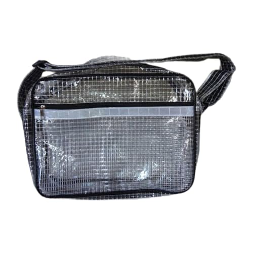 Fzaqwen Durchsichtige Werkzeugtasche, Transparente Reinraum Werkzeugtasche für Reparaturarbeiter Und Wanderer, Schwarz Fzaqwen Durchsichtige Werkzeugtasche, Transparente Reinraum Werkzeugtasche für Reparaturarbeiter Und Wanderer, Schwarz von Fzaqwen