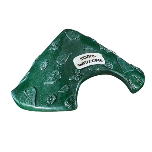 Fzaqwen Frosch Und Hausgarten, Froschunterschlupf, Reptilienunterschlupf, Sommerschatten für Draußen, Grün von Fzaqwen