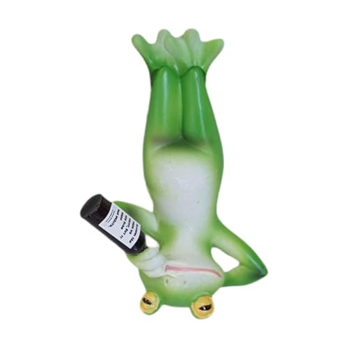Fzaqwen Froschstatuen, Topfornamente, Harzornamente, Bier Trinkende Bonsai Bastelarbeiten für Den Tischaufsatz Im Innenhof Im Freien, B von Fzaqwen