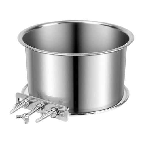 Fzaqwen Futter Und Wasserspender für Hunde, Multifunktional, Tragbar, Abnehmbar, Edelstahl, für Welpen Und Katzen, 18cmx11cm Fzaqwen Futter Und Wasserspender für Hunde, Multifunktional, Tragbar, Abnehmbar, Edelstahl, für Welpen Und Katzen, 18cmx11cm von Fzaqwen