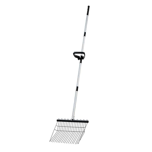 Fzaqwen Garten Blätter Rake Mehrzweck Anti Schnell Rasen Sweep Metall Rake Fzaqwen Garten Blätter Rake Mehrzweck Anti Schnell Rasen Sweep Metall Rake von Fzaqwen