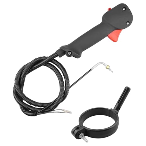 Fzaqwen Gashebel Throttle Control Lever Ersatzgriff Schalterkabel Zubehör aus Pp Metall für Reparatur Gartenarbeit Heimwerkerarbeiten Blasgerätwartung 21.5cm von Fzaqwen