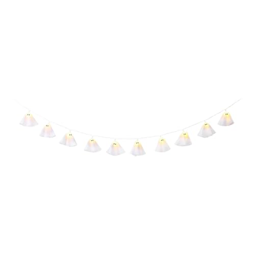 Fzaqwen Halloween String Light Leuchtende Geistergirlande für Fenster, Rasen, Garten Fzaqwen Halloween String Light Leuchtende Geistergirlande für Fenster, Rasen, Garten von Fzaqwen