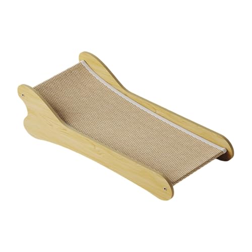 Fzaqwen Katzenkratzbett, Kratzunterlage, Gemütlich, Modern, 2 in 1, Verschleißfest, für Den Innenbereich, Möbelschutz, Style A von Fzaqwen