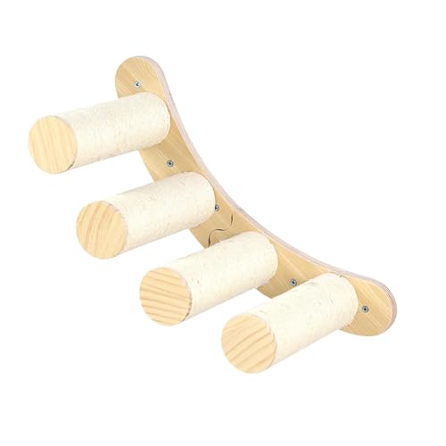 Fzaqwen Katzenwand Kletterregal, 4 Stufige Klettertreppe für Kätzchen, Zum Springen von Fzaqwen