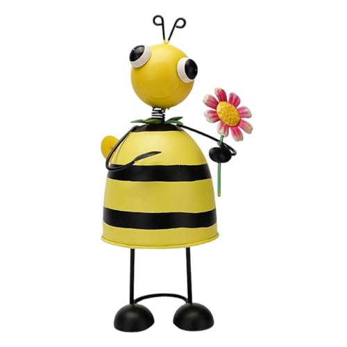 Fzaqwen Metall Biene Figurine Eisen Handwerk Blume Bett Schreibtisch Indoor Statue Fzaqwen Metall Biene Figurine Eisen Handwerk Blume Bett Schreibtisch Indoor Statue von Fzaqwen