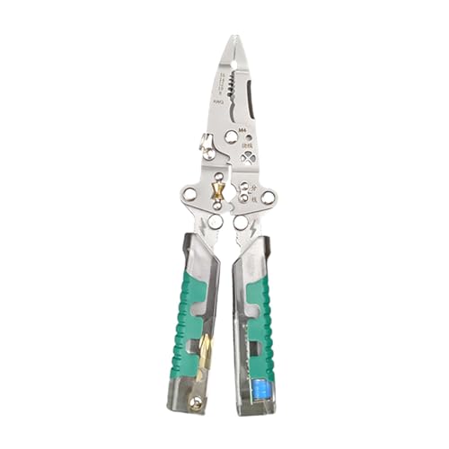 Fzaqwen Multifunktionale Abisolierzange, Kabelschneidezange, Arbeitssparendes Kabelschneidewerkzeug, Drahtcrimper Zum Testen Der Wicklung, 22cm Fzaqwen Multifunktionale Abisolierzange, Kabelschneidezange, Arbeitssparendes Kabelschneidewerkzeug, Drahtcrimper Zum Testen Der Wicklung, 22cm von Fzaqwen
