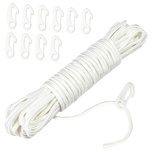 Fzaqwen Sonnenschirm Schnur Linie Im Freien Sicherung Hängematten Deck 590,55 Zoll von Fzaqwen