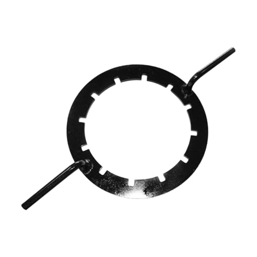 Fzaqwen Tonnen Deckel Öffner für IBC Container Stabiler Fassschlüssel Und Montageschlüssel aus Kohlenstoffstahl Ergonomisch Geformt Und Verschleißfest für, Runden von Fzaqwen