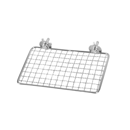 Fzaqwen Vogel Sitzstange Plattform Käfig Zubehör Edelstahl Spielständer Papagei Stehen Fzaqwen Vogel Sitzstange Plattform Käfig Zubehör Edelstahl Spielständer Papagei Stehen von Fzaqwen