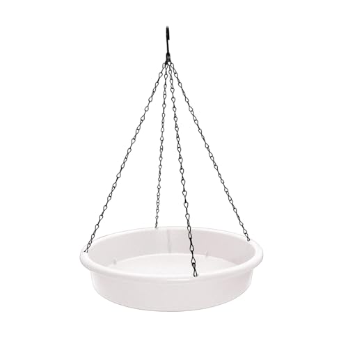 Fzaqwen Vogelfutterspender Und Vogelbadschale, 2 in 1 Design für Den Balkon, Rasen, Vogelbeobachter von Fzaqwen