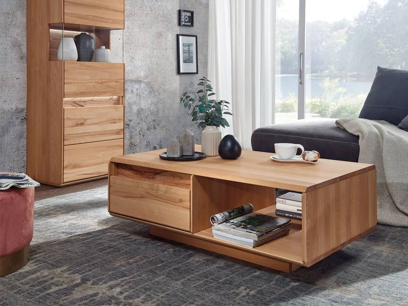 G+K Couchtisch I 303, Kernbuche massiv geölt von G+K Möbel