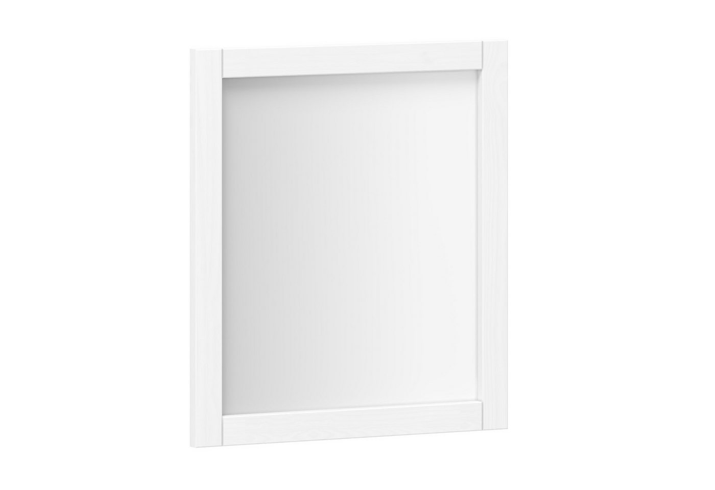 G+K Möbelvertriebs GmbH Spiegel in Kiefer massiv weiß lackiert - 62x70x2,5 (BxHxT) von G+K Möbelvertriebs GmbH