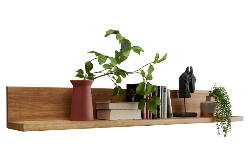 G+K Möbelvertriebs GmbH Wandboard WZ-0663, Braun, Wildeiche massiv, 1 Ablage, B 149 x H 25 x T 22 cm G+K Möbelvertriebs GmbH Wandboard WZ-0663, Braun, Wildeiche massiv, 1 Ablage, B 149 x H 25 x T 22 cm von G+K Möbelvertriebs GmbH