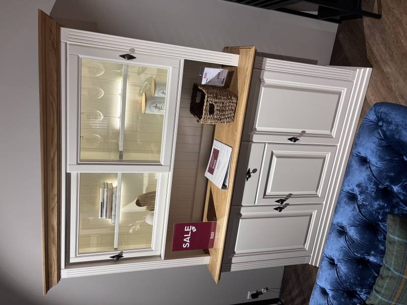 G+K Buffet WZ-06 ca.B160 H199 T45 cm in Kiefer massiv weiß lack/ von G+K