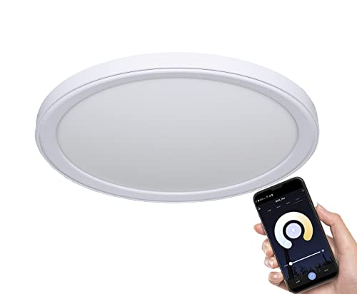G + L Leuchten und mehr Smart LED Deckenlampe | WLAN Deckenleuchte steuerbar via App | Kompatibel mit Alexa Google | für Wohnzimmer Schlafzimmer [Energieklasse E] (watts, 30) von G + L Leuchten und mehr