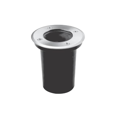 G&L LED Bodenstrahler Flach, für GU10 Max. 5W LED (Leuchtmittel Nicht Enthalten), IP65, 230V AC, Bodeneinbaustrahler Bodenleuchte Rund für Außen Garten Rasen Auffahrt Gehweg Patio von G + L Leuchten und mehr