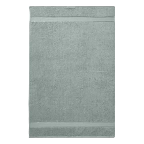G BETTWARENSHOP Handtuch – 50x100 cm – Frottierhandtuch aus 100% Baumwolle – Saugstark & Pflegeleicht – Silber von G BETTWARENSHOP