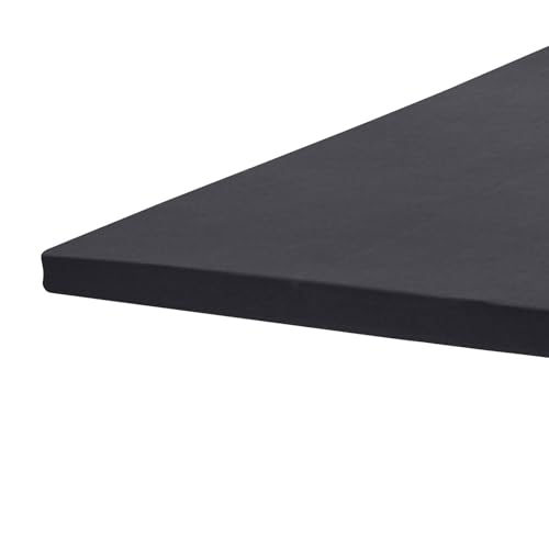 G BETTWARENSHOP Topper Spannbettlaken • Jersey-Elasthan • 97 % Baumwolle, 3 % Elasthan • Für Topperhöhe 5–10 cm • Hautsympathisch, formstabil & elastisch • Farbe Anthrazit • 140x200-160x220 cm von G BETTWARENSHOP