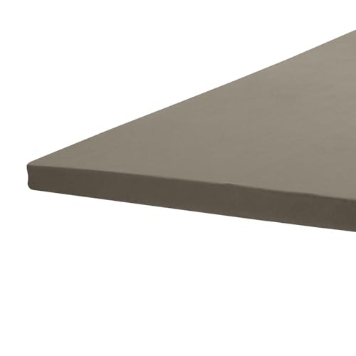 G BETTWARENSHOP Topper Spannbettlaken • Jersey-Elasthan • 97 % Baumwolle, 3 % Elasthan • Für Topperhöhe 5–10 cm • Hautsympathisch, formstabil & elastisch • Farbe Kiesel • 140x200-160x220 cm von G BETTWARENSHOP