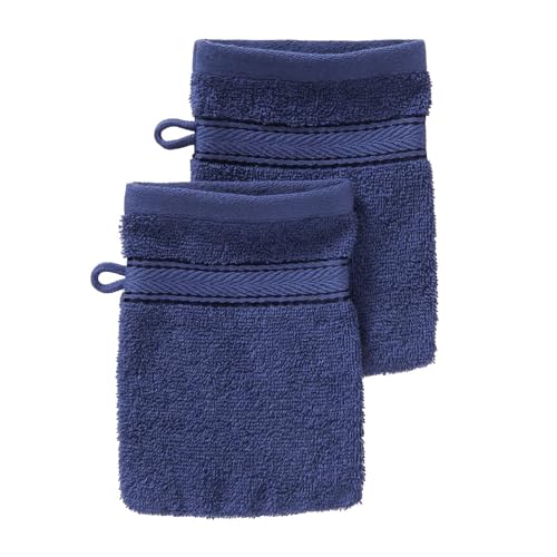 G BETTWARENSHOP Waschhandschuh 2er Pack – 15x21 cm – Frottierserie aus 100% Baumwolle – Hautfreundlich & Saugstark – Farbe blau G BETTWARENSHOP Waschhandschuh 2er Pack – 15x21 cm – Frottierserie aus 100% Baumwolle – Hautfreundlich & Saugstark – Farbe blau von G BETTWARENSHOP