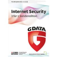 G-Data Internet Security 3 für 1 Sonderedition Jahreslizenz, 3 Lizenzen Windows, Mac, Android, iOS von G-Data