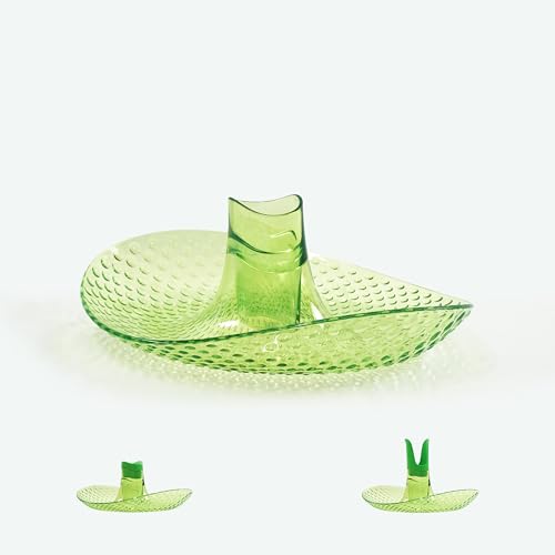 Perica - Kerzenhalter & Deko Tablett aus recycelbarem Polycarbonat – Stilvolle Tischdeko für Wohnzimmer & Esszimmer – Italienisches Design von G GRANATA GROUP
