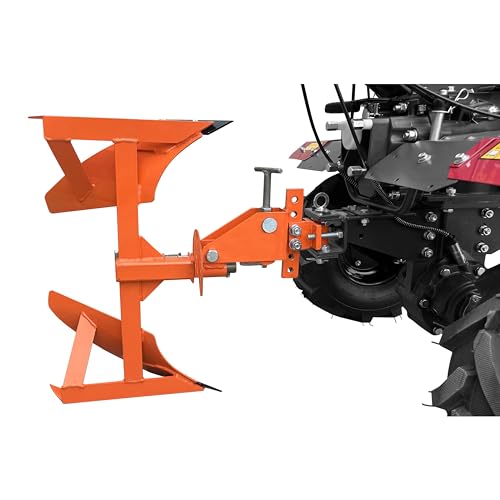 Pflug Häufelpflug Zwei-Schar-Wendepflug Kartoffelhäufler Häufler für Gartenfräse und Motorhacken von G GRÜNWELT