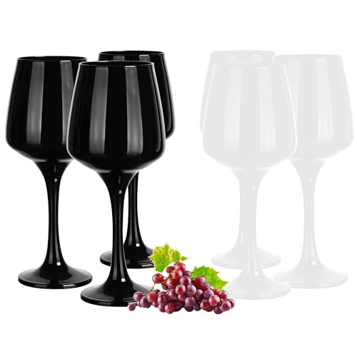 Glasmark KROSNO, 360ml, Set von 6, Weinglas, Weißweingläser, Rotweingläser, Weinkelche, Originelles Design, Spülmaschinenfest, einzigartige Form und Stil, Perfekt für zu Hause, Restaurants von Glasmark KROSNO 1992