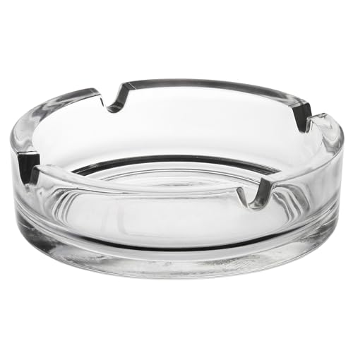 Glasmark KROSNO 1992 Aschenbecher Glatt 10 cm Durchmesser Glas Robust Spülmaschinenfest Hochglanz Transparent Glasmark KROSNO 1992 Aschenbecher Glatt 10 cm Durchmesser Glas Robust Spülmaschinenfest Hochglanz Transparent von Glasmark KROSNO 1992