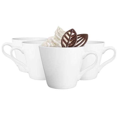 Glasmark KROSNO 1992 Tasse Keramik Set 4 Stück 230 ml Kaffeetasse Trinkbecher Teetassen Becher Spülmaschinenfest Weiß Maja Glasmark KROSNO 1992 Tasse Keramik Set 4 Stück 230 ml Kaffeetasse Trinkbecher Teetassen Becher Spülmaschinenfest Weiß Maja von Glasmark KROSNO 1992